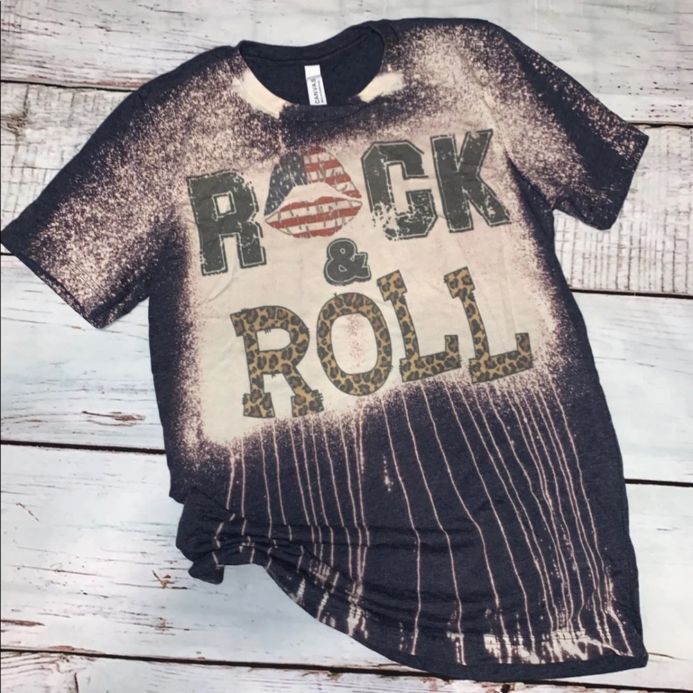Rock & Roll Bleached Tees!